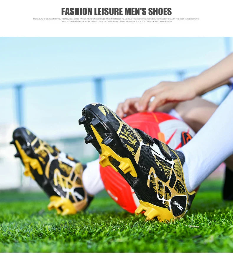 Professional Football Shoes Kids Futsal Sneakers Outdoor Low-cut Soccer Shoes Boys Lightweight Non-slip Children's Sports Shoes