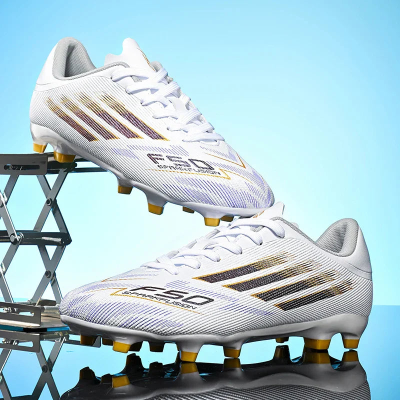 New Men Professional Football Boots Non-Slip TF/FG Boys Sneakers Match Soccer Shoes Ankle Comfortable Sports Shoes Unisex