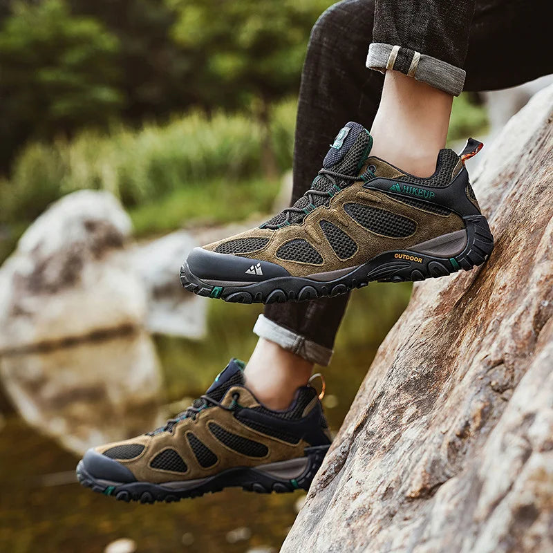 Men Shoes Breathable Splashproof Outdoor Hiking Shoes Mountain Climbing Sport Men Hunting Trekking Sneaker