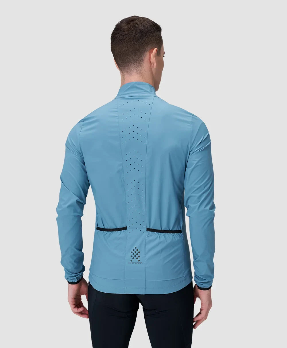 Men Cycling Jacket Lightweight Breathable Anti-UV Cycling Windbreaker High Quality MTB Road Bike Jersey 2-Way Zipper