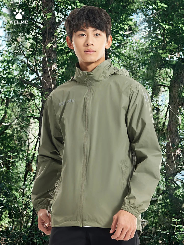 Sports Windbreaker Men's Summer Windproof Football Waterproof Running Outdoor Training Jacket Punch