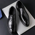 2026 Men's Height Increasing Dress Shoes Business Casual Elevator Oxfords Wedding Office Formal Spring Autumn Fashion