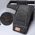 Autumn Men's Vintage Wash Casual Jeans Soft Cozy Stretch Denim Trousers High Quality Clothing Classic Fashion Straight Male Pant