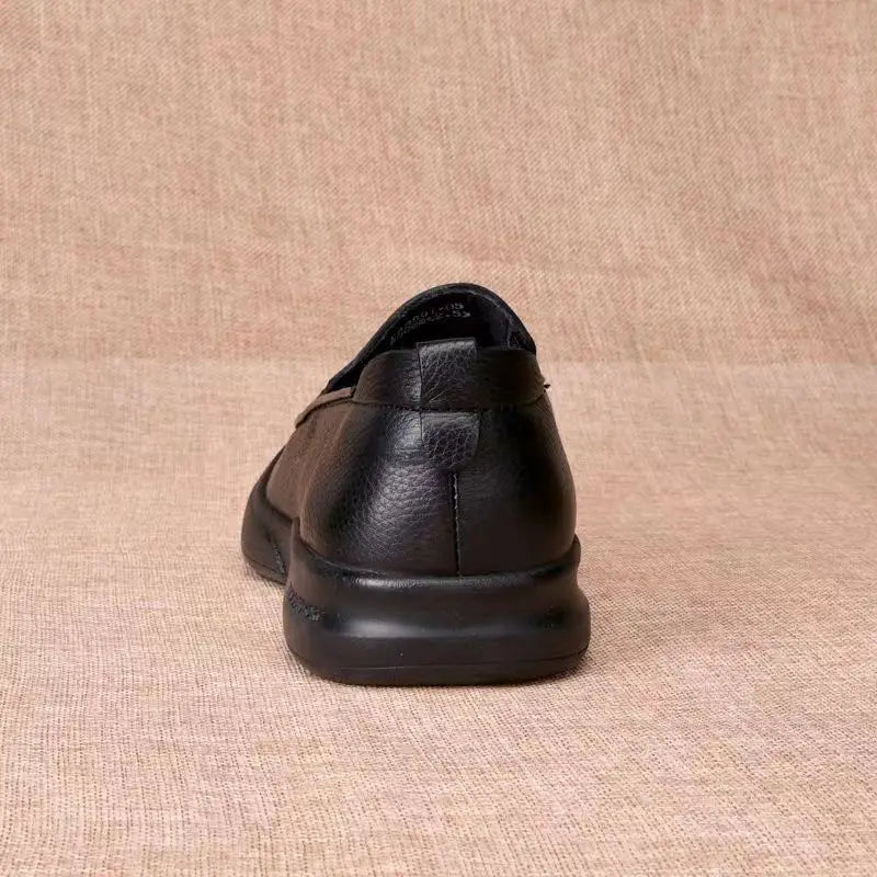 Leather Men Formal Shoes Luxury Brand 2026 Men's Loafers Dress Moccasins Breathable Slip on Black Driving Shoes Plus Size 37-48