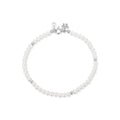 Elegant Pearls Beaded Bracelet 925 Sterling Sliver Sweet Shining Star CZ Bracelet For Women Fine Jewelry Gifts