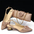 Venus Chan Fashionable Red Color Pointed Top Ladies Shoes