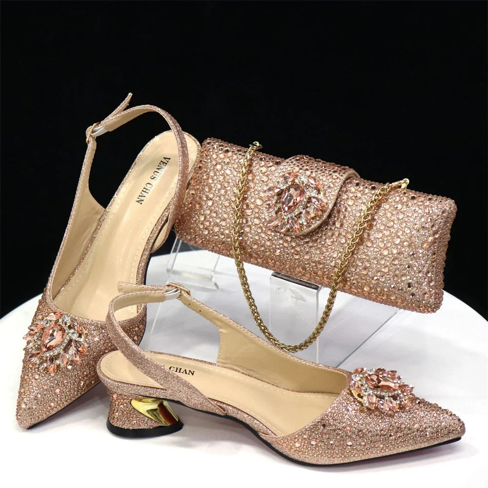 Royal Blue Sandals for Women Luxury Wedding Pumps Med Heels