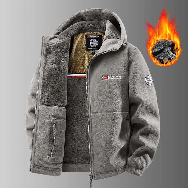 Outdoors Winter Polar Fleece Jacket Men Thermal Fleece Tactical Sports Coat Militar Softshell Hiking Outdoor Army Jackets