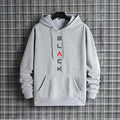2025 New Arrival Men's Tracksuit Black Letter Print Sweatshirt + Pants Urban Causal Fashion Sportswear Fall/winter Sports Suit