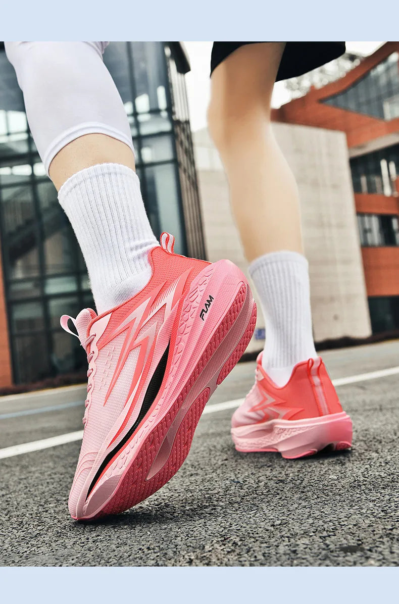 Marathon Men Running Shoes Speciality Sports Shoes Breathable Lightweight Carbon Board Women's Trend Athletic Sneakers Women