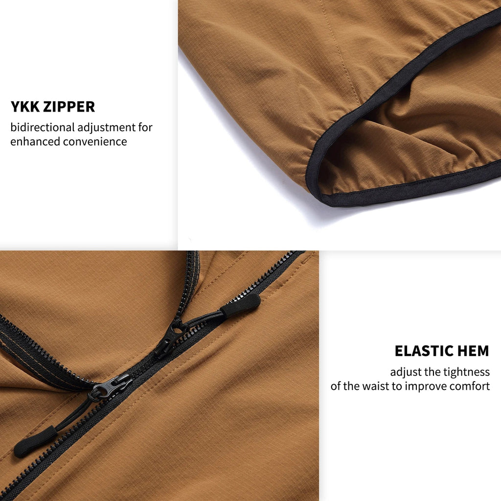 Summer Bike Jacket Water-repellent Cycling Jacket Outdoor Hiking Fishing Sportswear Long Jersey YKK Zip