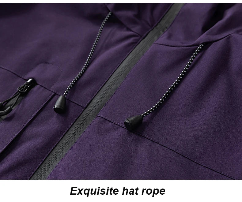 Men's Waterproof Running Jacket Caramel Women Windproof Windbreaker Hiking Camping Cycling Trekking Jogging Jackets