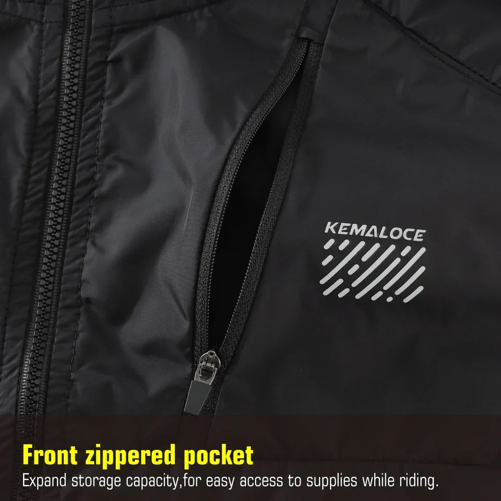Cycling Jacket Windproof Men 2026 Ultralight Long Sleeve Bike Jersey Black&Yellow Lightweight MTB Sports Windbreaker