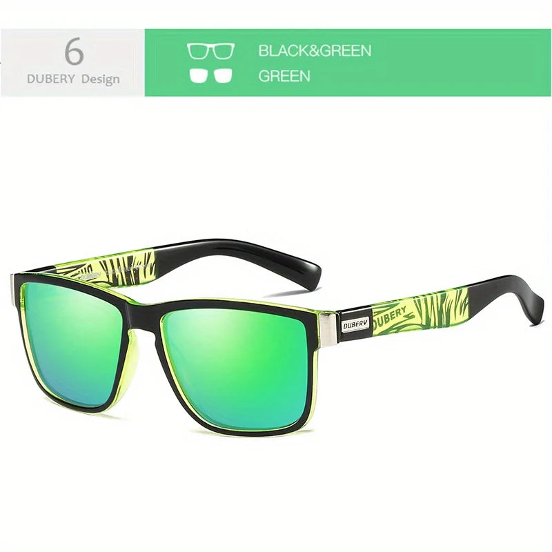 DUBERY Polarized UV400 Protection Sunglasses For Men And Women 15 Colors Model 518