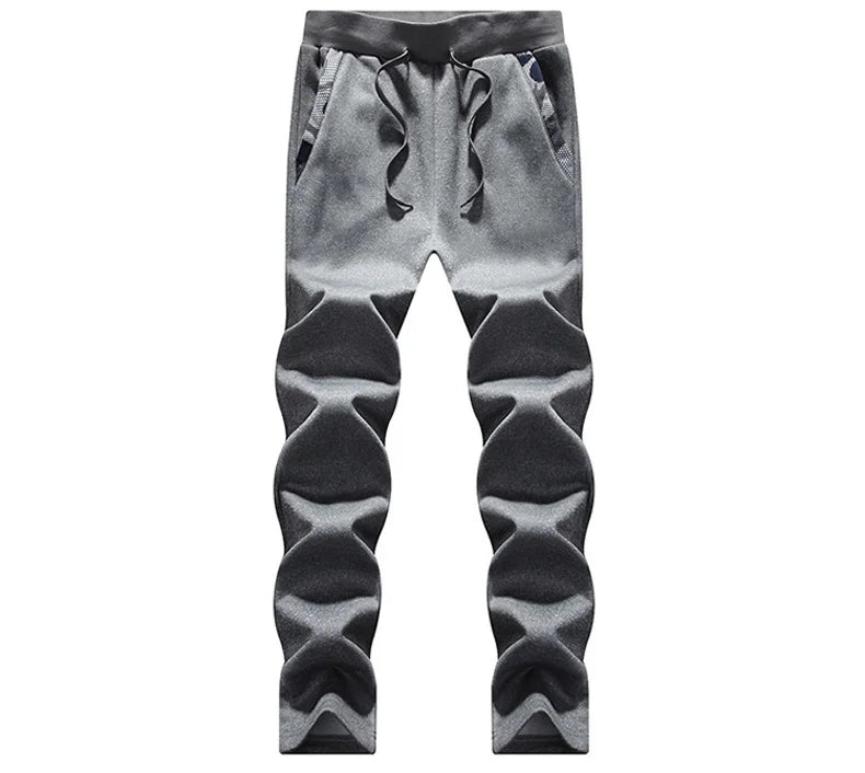 Winter Thick Men Sports Suit Men Tracksuit Hooded Sportswear Zipper Cardigan Hooded Woolen Trousers Pants Casual Men Fleece Set