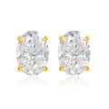 0.5-5CT Doveggs Moissanite Stud Earrings for Women Bridal Oval Cut Ear Jewelry Lab Diamond 100% S925 Sterling Silver