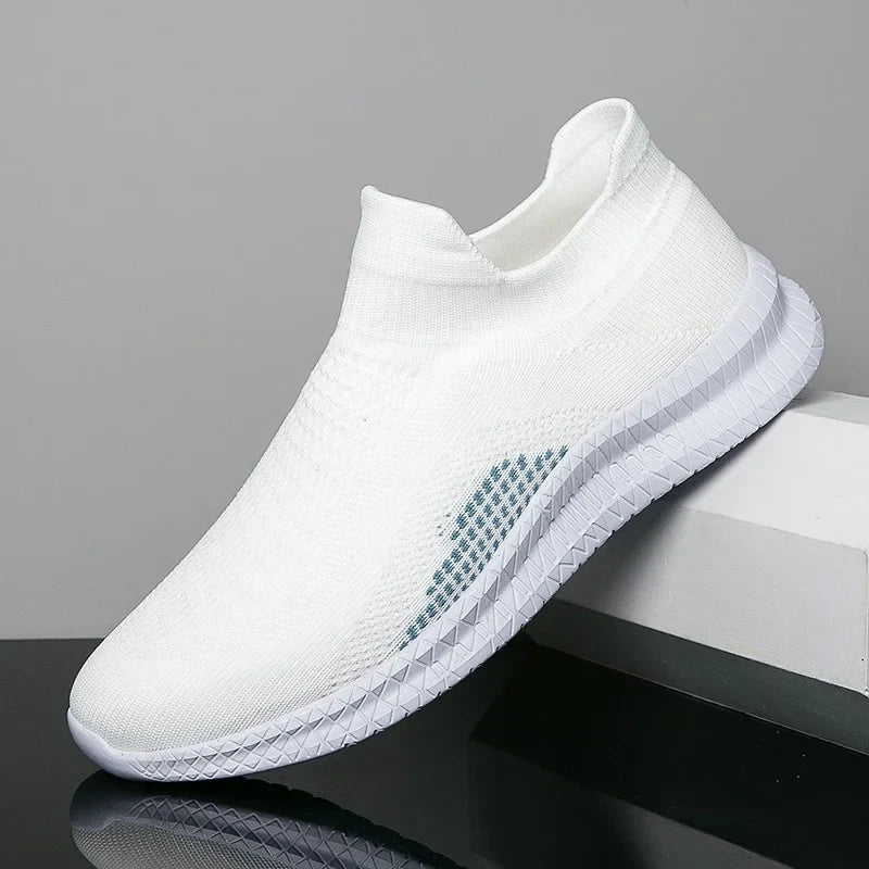 Lightweight Men's Walking Shoes Outdoor Soft Male Casual Shoes Flexible Breathable Men Loafers Slip-on Footwear Sneakers 39-48
