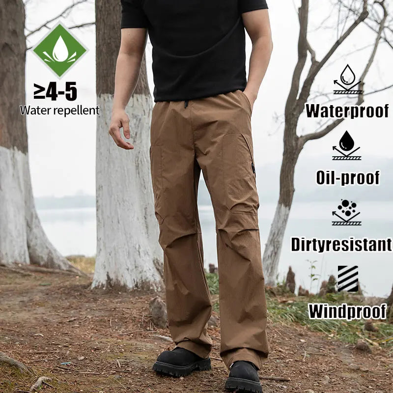 Hiking Pants Men Waterproof Climbing Trekking Pant Outdoor Sports Camping Fishing Pant Mountaineering Cycling Windproof Trousers