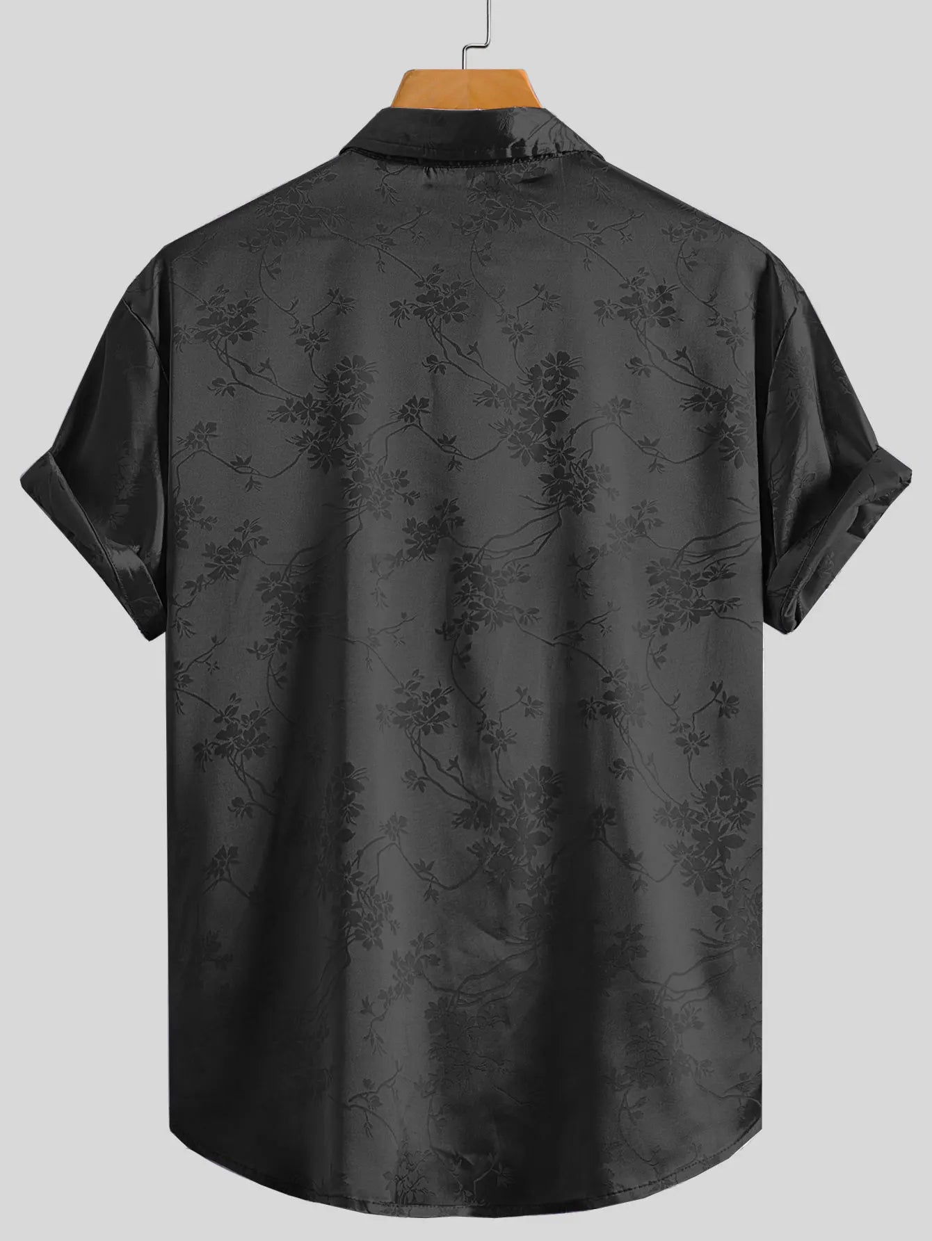 2024 Men's embroidered short-sleeved shirts for men's Hawaiian shirts