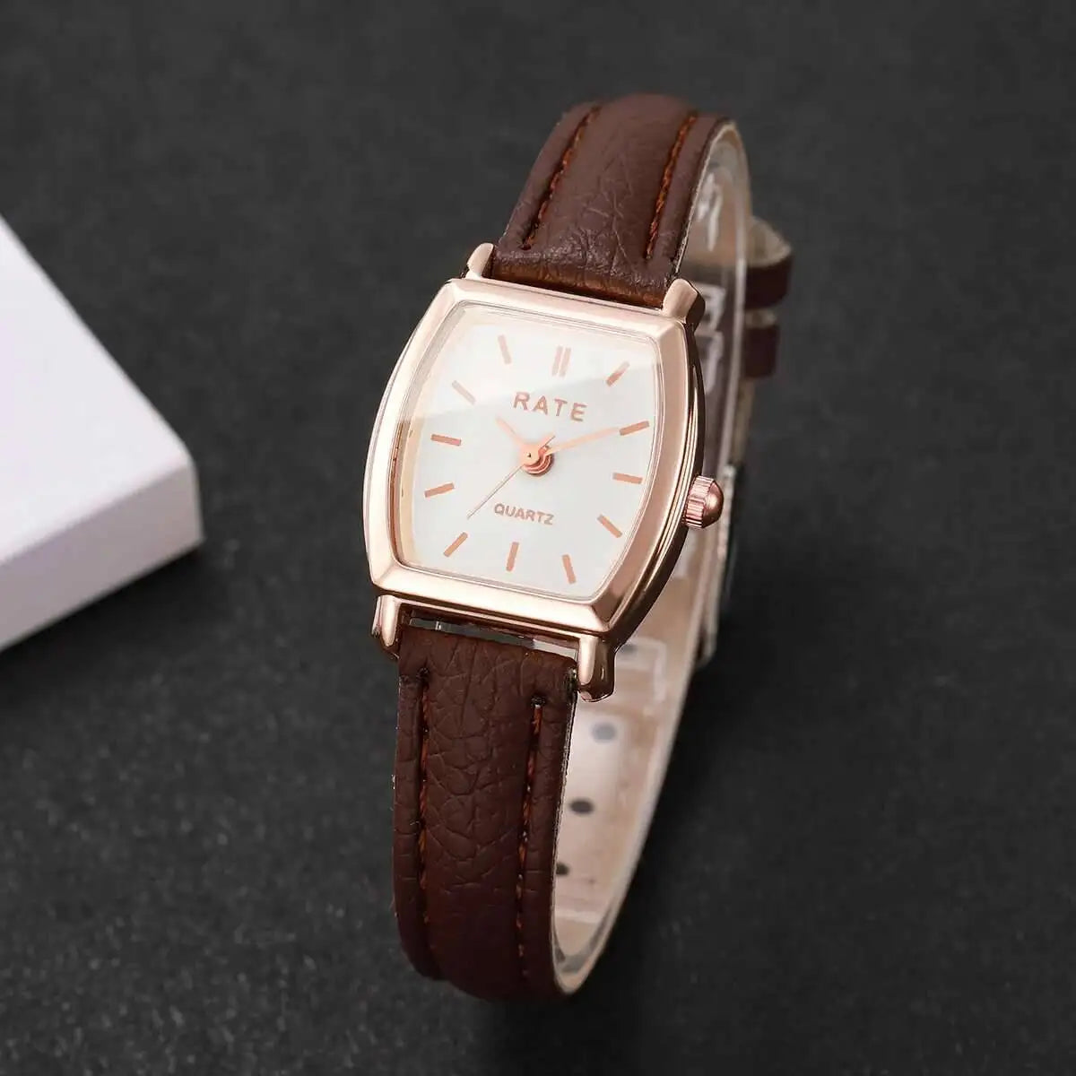 Fashion Women Watches Casual Small Dial Leather Strap Womens Quartz Watch Reloj Mujer Girls Clock（Without Box）