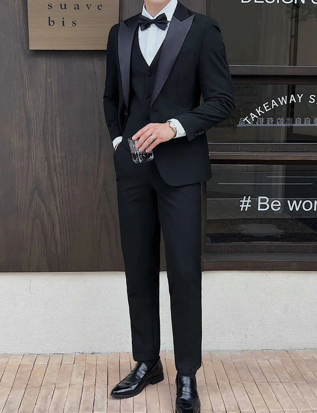 Men's High-Quality 3 Piece Business Suit
