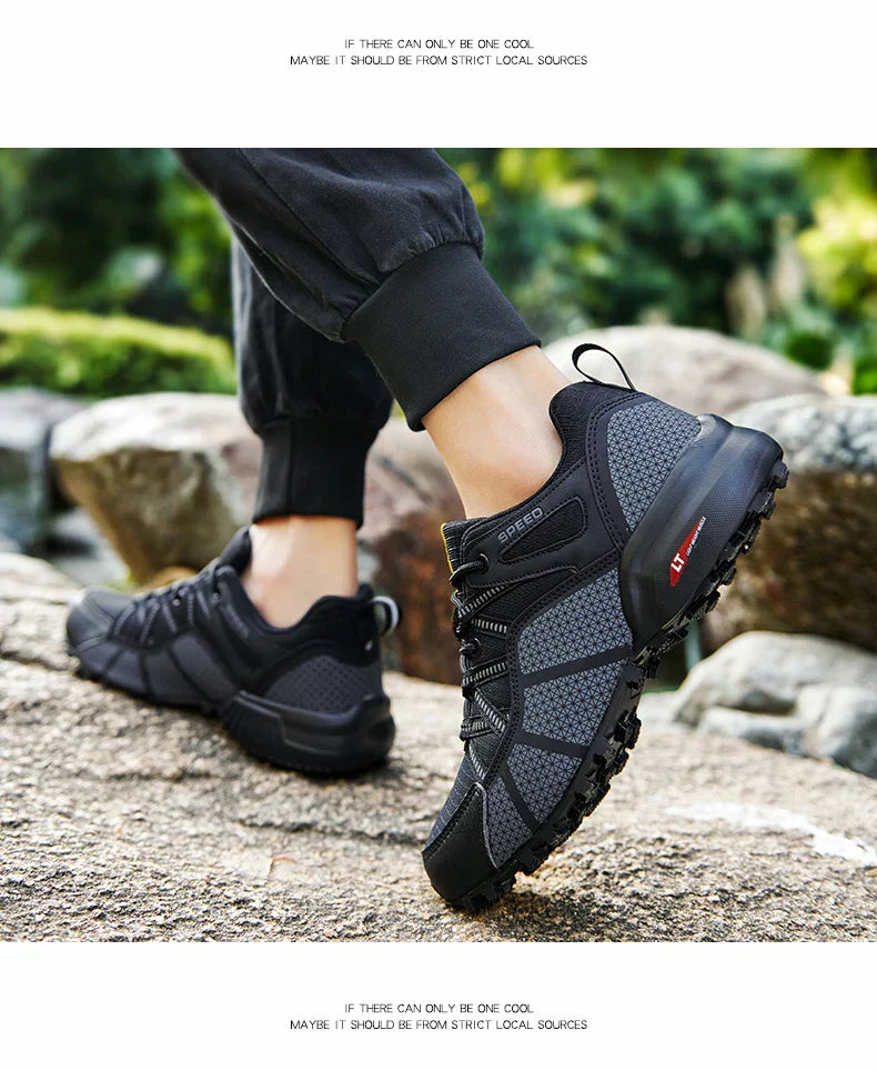 2025 Hiking Shoes Men's Non-slip Wear-resistant Comfortable Outdoor Hiking Sports Shoes Outdoor Running Shoes Walking Sports Sho