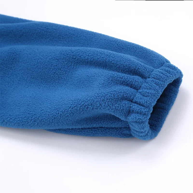 Men Polar Fleece Jackets Winter Windproof Thermal Soft Shell Jacket Outdoor Sports Hiking Camping Skiing Climbing Warm Coat