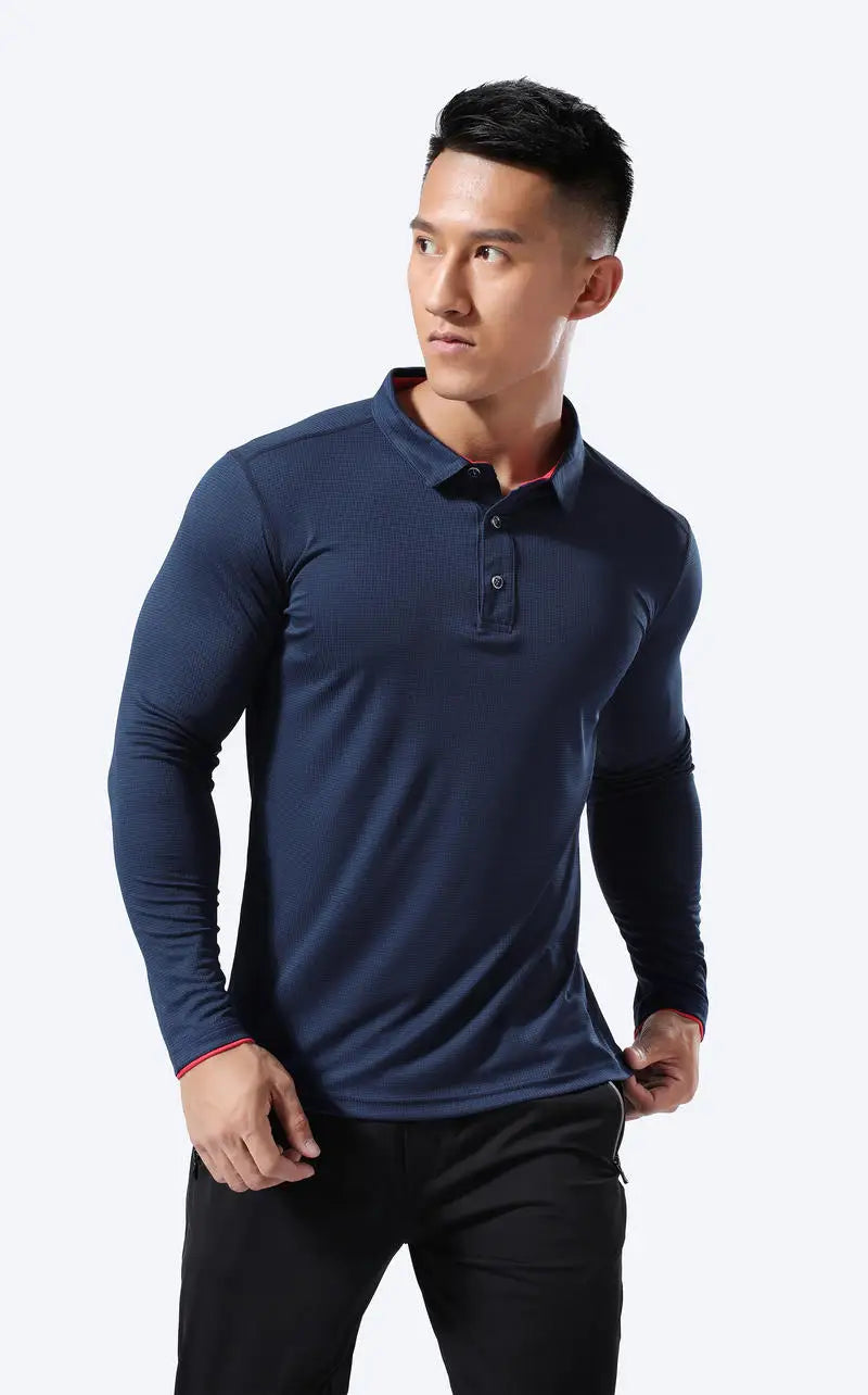Men Running Sport Shirts Tops Long Sleeve Plus Size Tees Dry Fit Breathable Training Clothes Gym Sportswear Fitness Sweatshirts