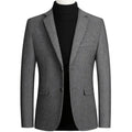 New Spring Men Cashmere Blazers Suits Jackets Business Casual Wool Suit Coats Quality Male Slim Fit Blazers Jackets Coats 4XL