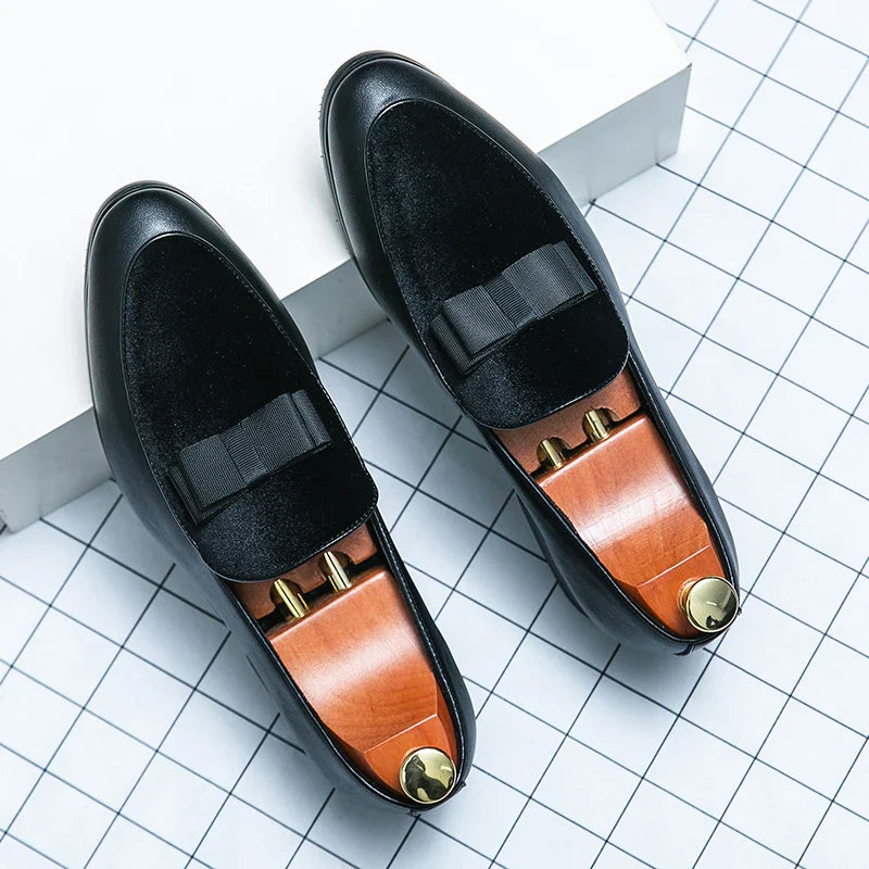 Men’s Business Casual Leather Shoes – Office Ready Comfort Loafers, EU 40–48