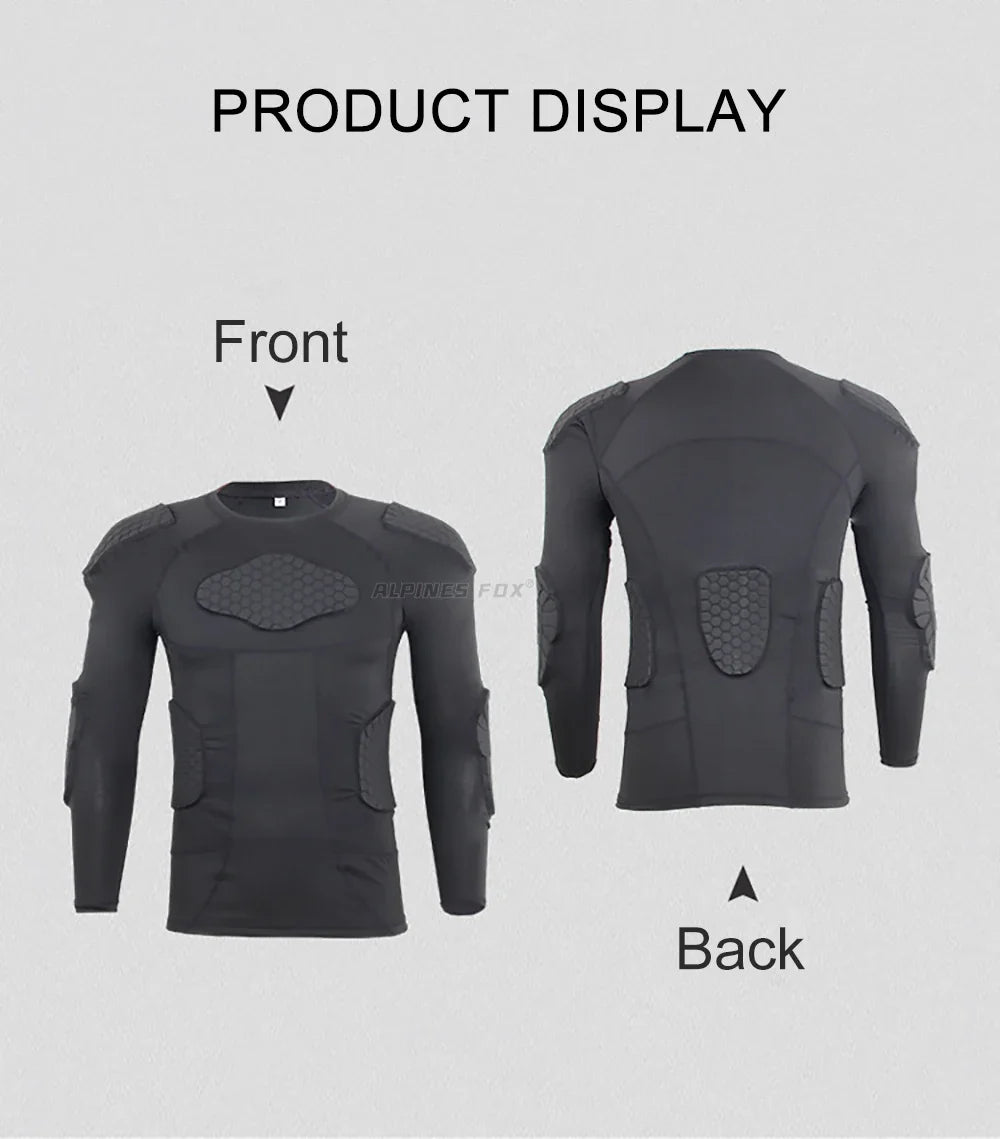 Motorcycle Full Body Armor Jacket Protective Moto Underwear Anti-collision Motorbike Riding Clothes Honeycomb Pad Motocross Tops