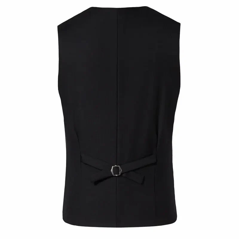 Suit Men's (Blazer+ Vest + Trousers) Fashionable Business Solid-color Wedding British-style Workwear, Casual Performance Suit