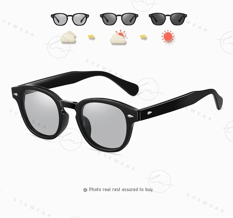 NEW Fashion Photochromic Sunglasses Women Men Polarized Blue Eyewear Drivign Outdoor UV Protection Eyewear gafas de sol mujer