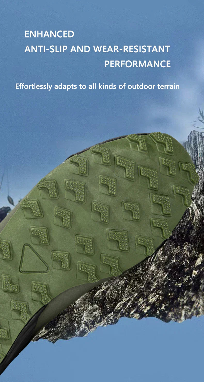 Waterproof Hiking Shoes Men‘s Outdoor Trekking Sneakers Mountain Climbing Camping Trainers Hunting Tactical Boots Bike Shoe Male