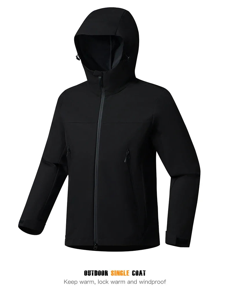 Men's Women's Waterproof Windbreaker Hiking Trekking Jackets Unisex Outdoor Sporty Rain Coat Windproof Climbing Clothes