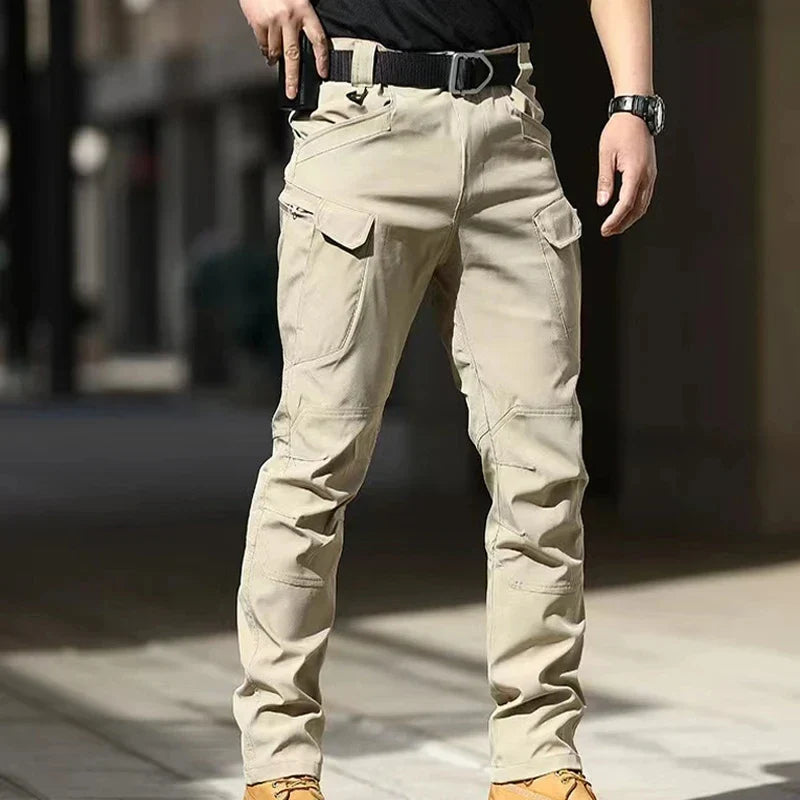 Men's Tactical Pants Elastic Cargo Trousers Casual New Autumn Waterproof Outdoor Hiking Multi-pocket Wear-resistant Cargo Pant