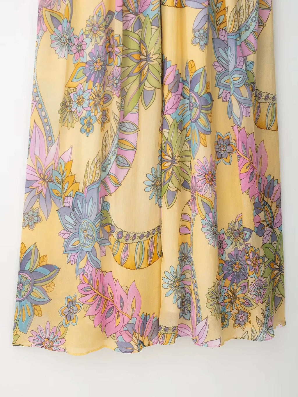 Sexy Floral Print Chiffon Print Loose Dress Women Cami Loose Beach Dress Fashion 2025 Summer Backless Female Dress