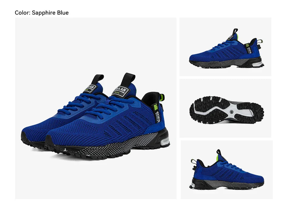 Running Shoes For Men Lightweight Sneakers Man Designer Mesh Sneaker Lace-Up Male Breathable Sports Tennis Shoe
