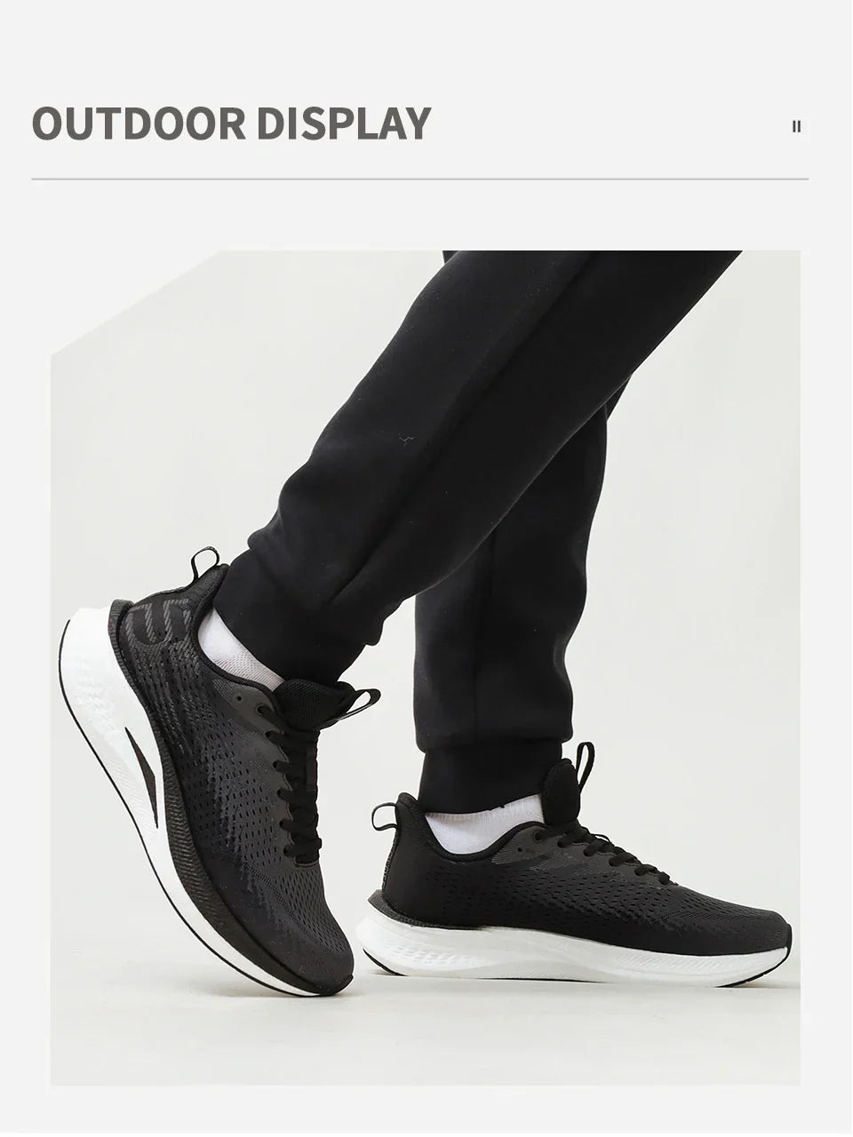 Men Jogging Sports Shoes Carbon Plate Professional Cushioning Sneakers Male Outdoor Breathable Non Slip Running Shoes