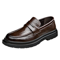 Fashion Leather Mens Casual Shoes Breathable Business Handmade Slip On Shoes Hot Sale Brand Classic Men Shoes Flats Moccasins