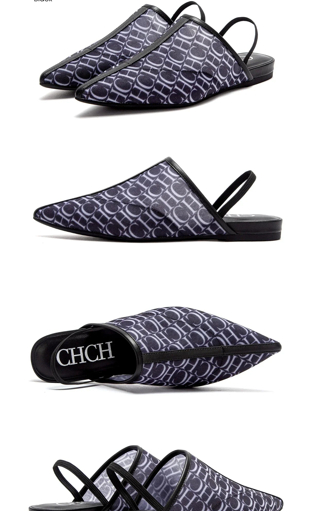 Pointed Toe Slippers Luxury Branded Casual Shoes Flat Strappy Home Outdoor Beach Walking Shoes