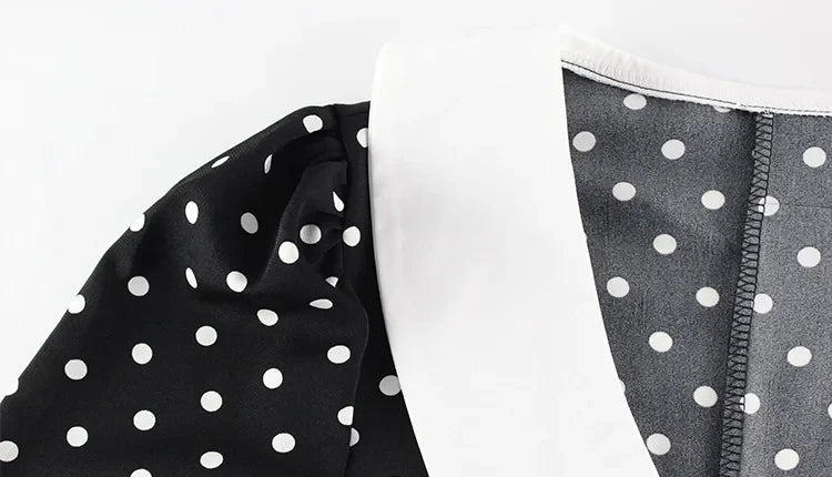 Dot Patchwork Hip Wrap Short Sleeve V Neck Elegant Women Dresses Sheath Fashion Sexy Club Bodycon Female Vestidos Robes
