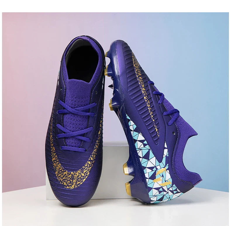 New Kid Match Boys Professional Non-Slip Comfortable Football Boots Sneakers Match Soccer Shoes Outdoor Sports Shoes Unisex