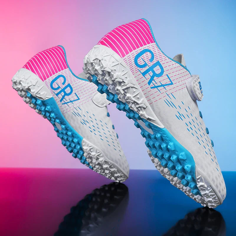 New Men Kids Football Boots Grass Boys Professional Non-Slip Ultralight Cleats Match Soccer Shoes Training Shoes Drop Shipping