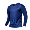 Men's Sun Protection Shirts UV SPF UPF 50+ Long Sleeve Rash Guard Fishing Running Quick Dry Lightweight Sports Running Shirt