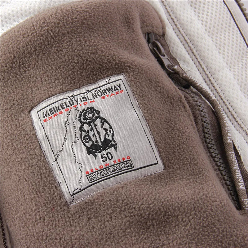 Thickened Double - Sided Polar Fleece Jacket for Men | Autumn/Winter Warm Casual Loose Fit Big Size Coat