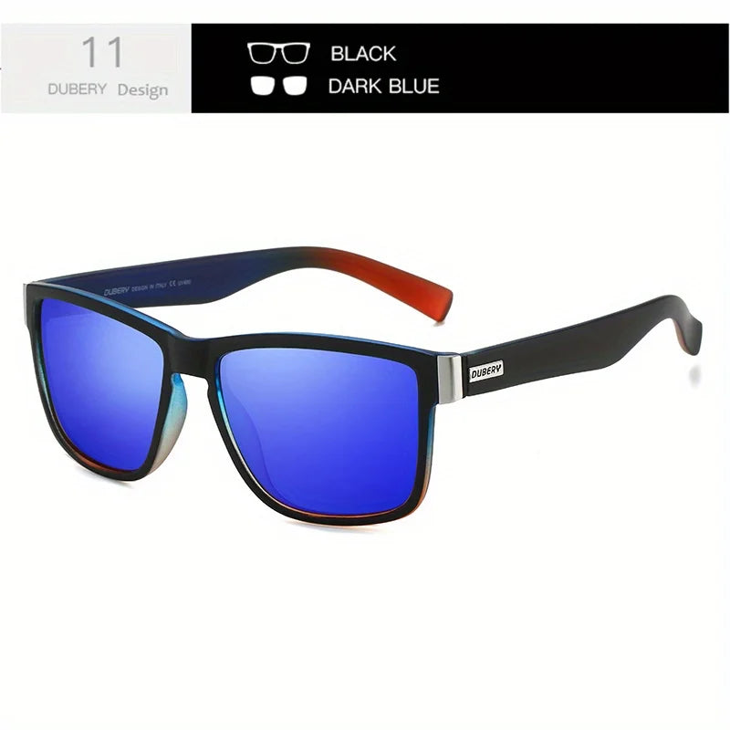 DUBERY Polarized UV400 Protection Sunglasses For Men And Women 15 Colors Model 518