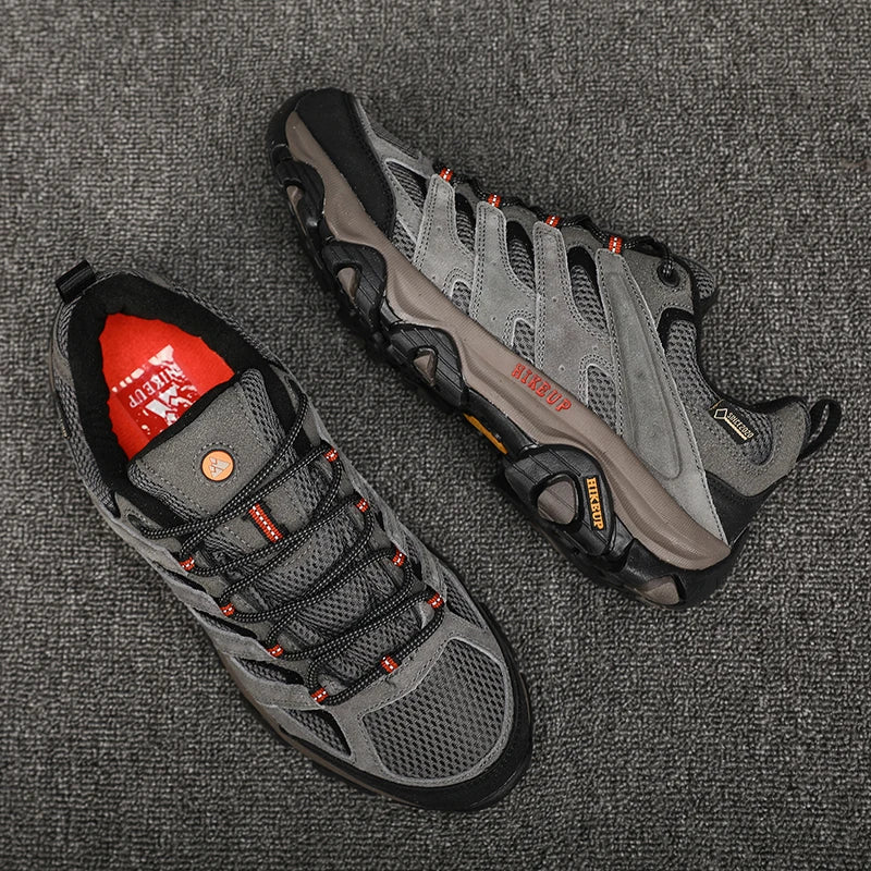 Men Hiking Shoes Designer Climbing Trekking Sneakers for Men Leather Outdoor Sports Work Man Shoes Run Shoes
