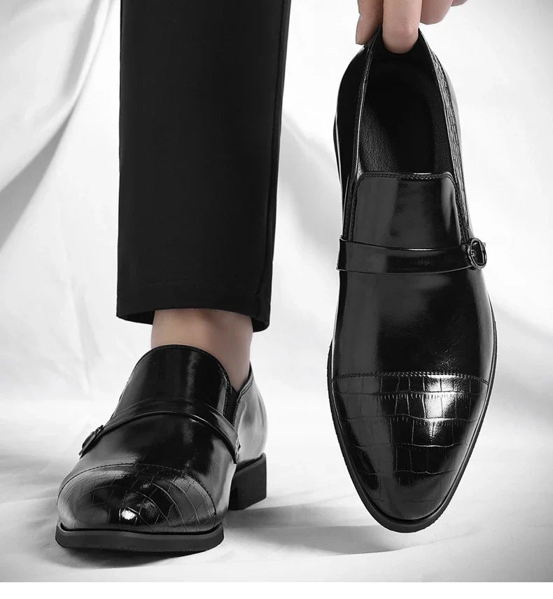 Designer Cow Leather Elegant Shoes Man Summer Autumn Business Casual Wedding Shoes Male British Style Fashion Dress Shoe Man