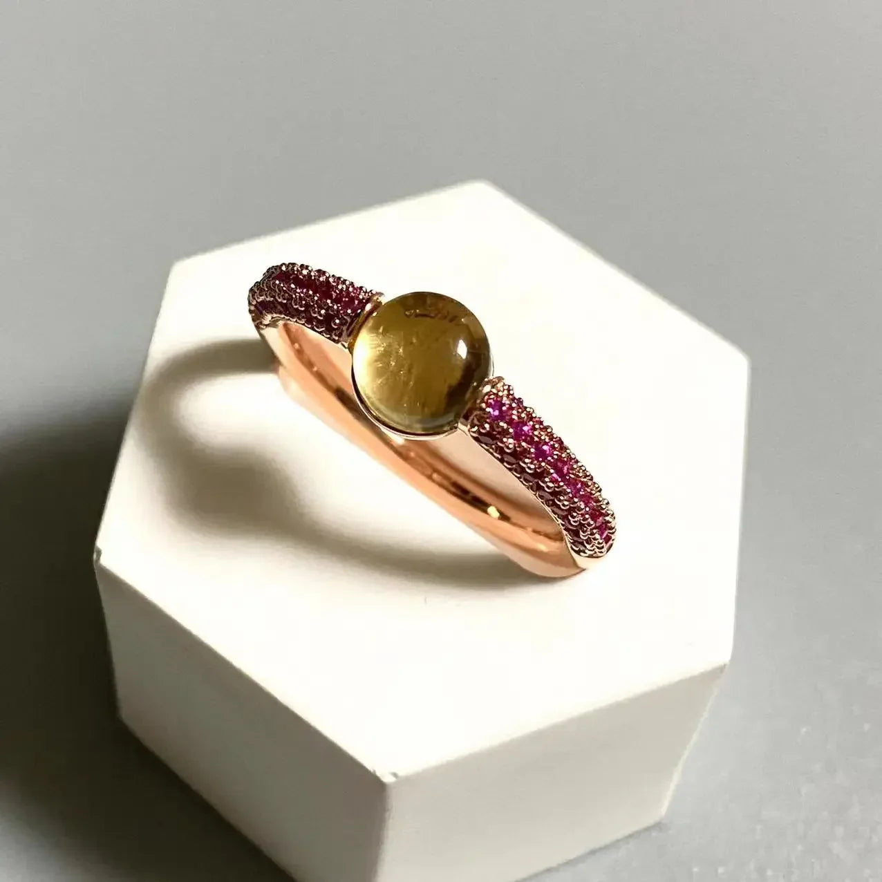 6mm Round Candy Style Ring for Women 33 Colors Purple Zircon Crystal Inlay Jewelry Birthday Gift